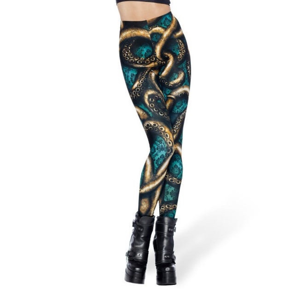 BLACKMILK WALLPAPER KRAKEN HWMF LEGGINGS - LIMITED EDITION medium
